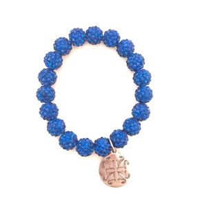 Royal blue Rustic Cuff bracelet